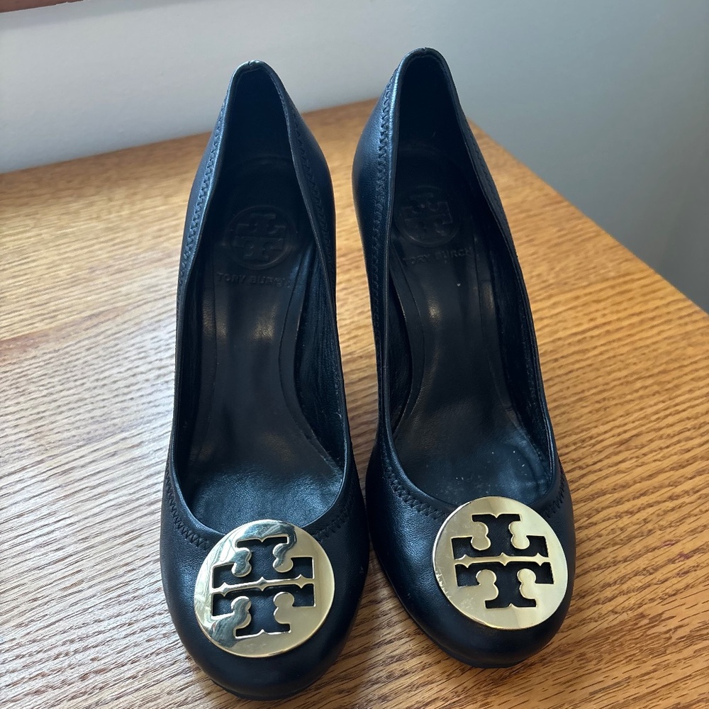 Tory Burch Black Wedge Heel